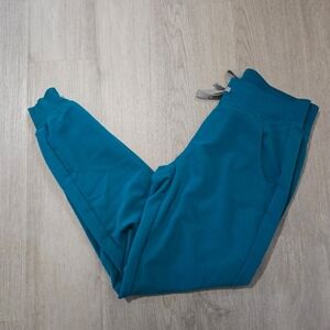 FIGS Pacific Blue Scrub Zamora Jogger Pants, SIZE XS